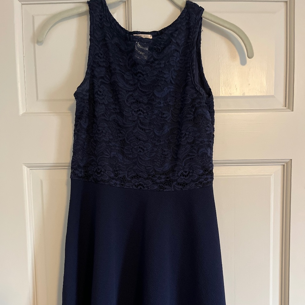 Navy blue party dress